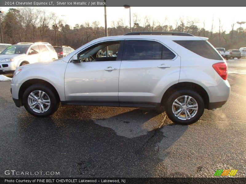 Silver Ice Metallic / Jet Black 2014 Chevrolet Equinox LT