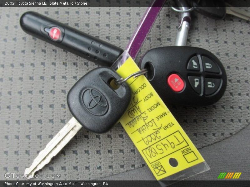 Slate Metallic / Stone 2009 Toyota Sienna LE