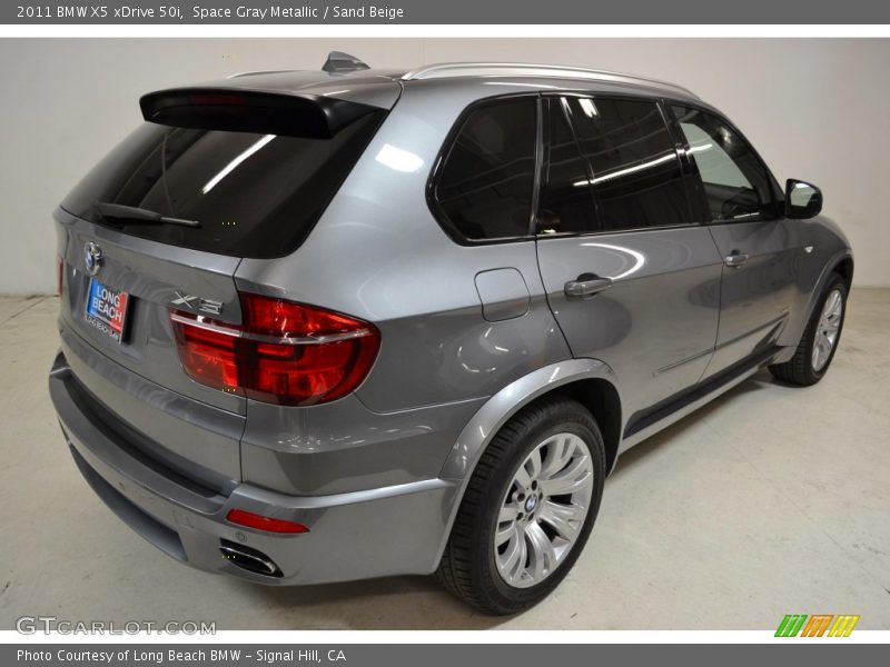 Space Gray Metallic / Sand Beige 2011 BMW X5 xDrive 50i