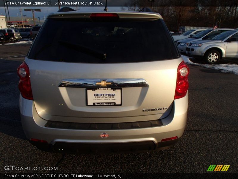 Silver Ice Metallic / Jet Black 2014 Chevrolet Equinox LT