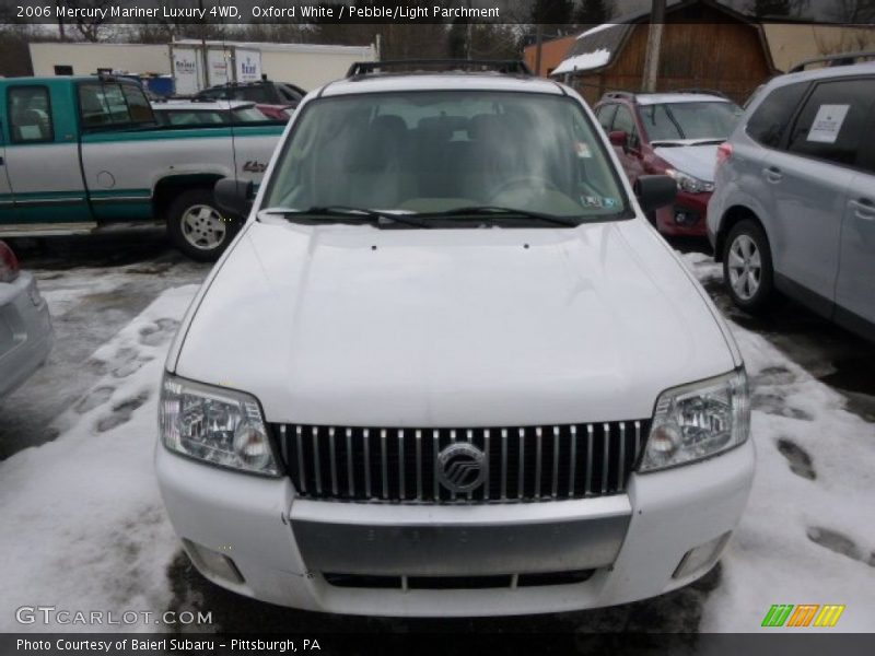 Oxford White / Pebble/Light Parchment 2006 Mercury Mariner Luxury 4WD