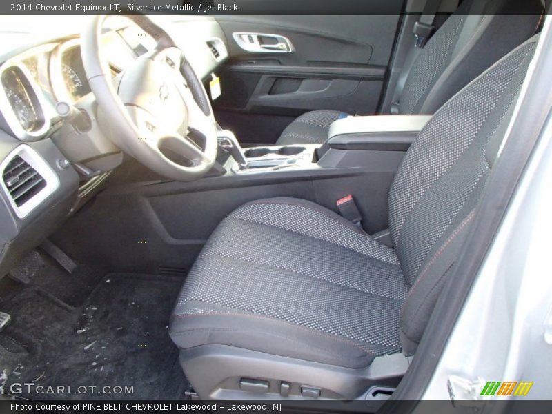 Silver Ice Metallic / Jet Black 2014 Chevrolet Equinox LT