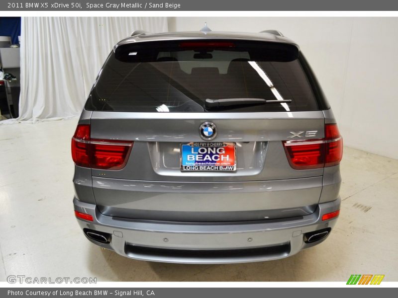 Space Gray Metallic / Sand Beige 2011 BMW X5 xDrive 50i