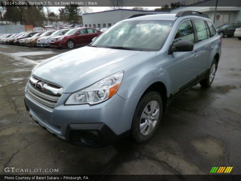Ice Silver Metallic / Black 2014 Subaru Outback 2.5i