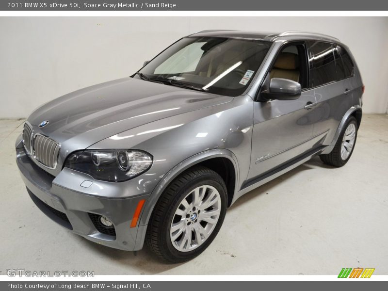 Space Gray Metallic / Sand Beige 2011 BMW X5 xDrive 50i