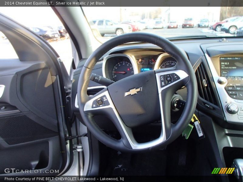 Silver Ice Metallic / Jet Black 2014 Chevrolet Equinox LT