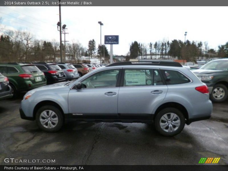 Ice Silver Metallic / Black 2014 Subaru Outback 2.5i