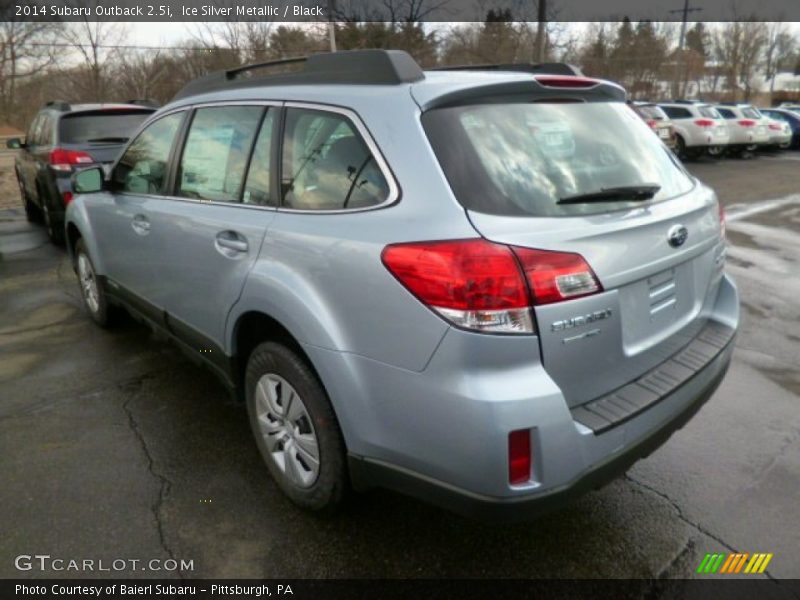 Ice Silver Metallic / Black 2014 Subaru Outback 2.5i