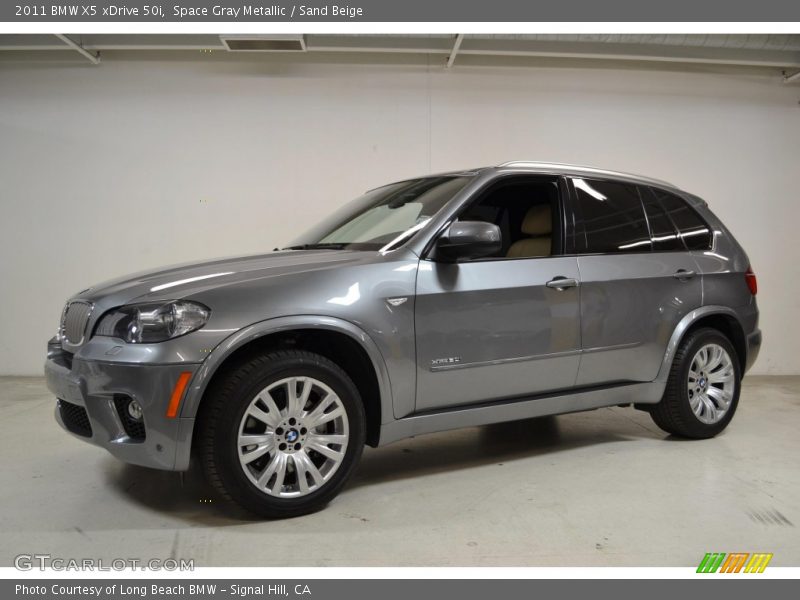 Space Gray Metallic / Sand Beige 2011 BMW X5 xDrive 50i