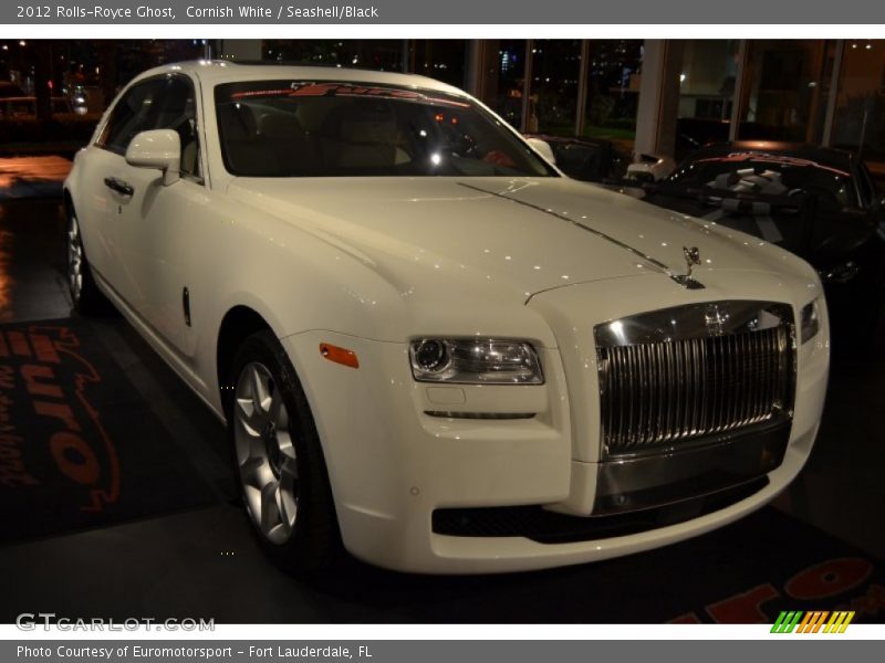 Cornish White / Seashell/Black 2012 Rolls-Royce Ghost