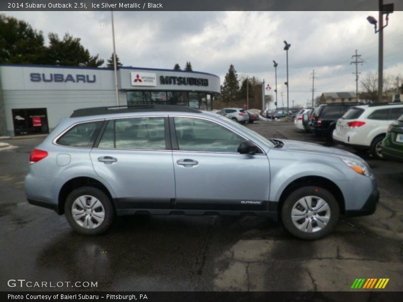 Ice Silver Metallic / Black 2014 Subaru Outback 2.5i