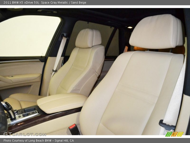 Space Gray Metallic / Sand Beige 2011 BMW X5 xDrive 50i