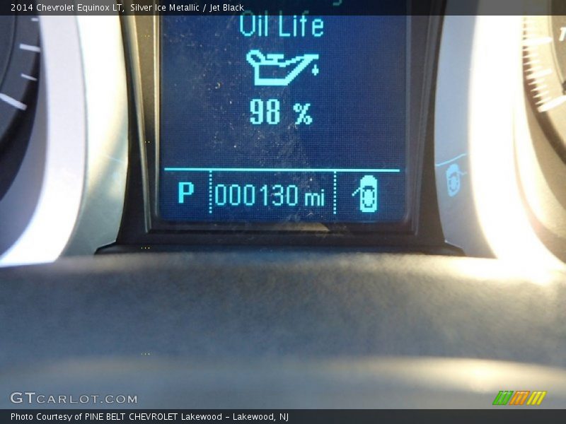 Silver Ice Metallic / Jet Black 2014 Chevrolet Equinox LT