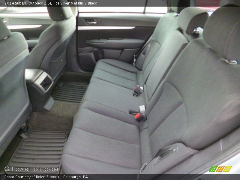 Rear Seat of 2014 Outback 2.5i