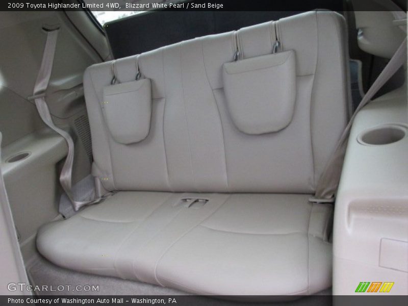 Blizzard White Pearl / Sand Beige 2009 Toyota Highlander Limited 4WD