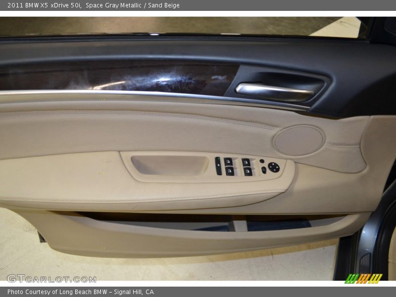 Space Gray Metallic / Sand Beige 2011 BMW X5 xDrive 50i