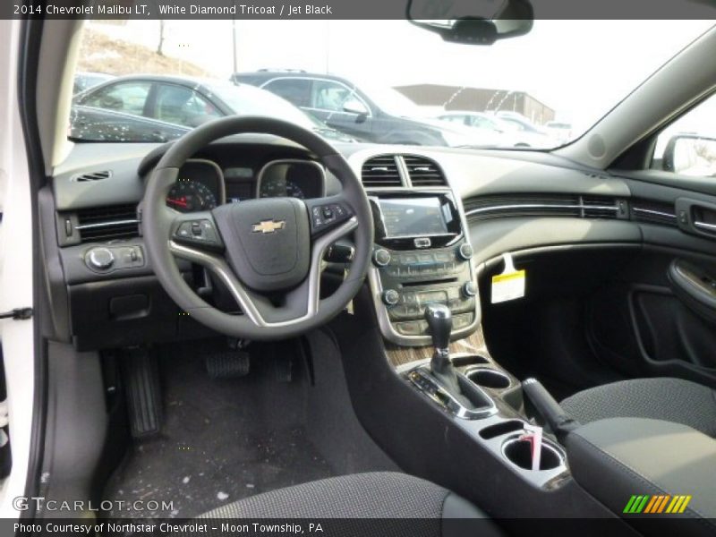 Jet Black Interior - 2014 Malibu LT 