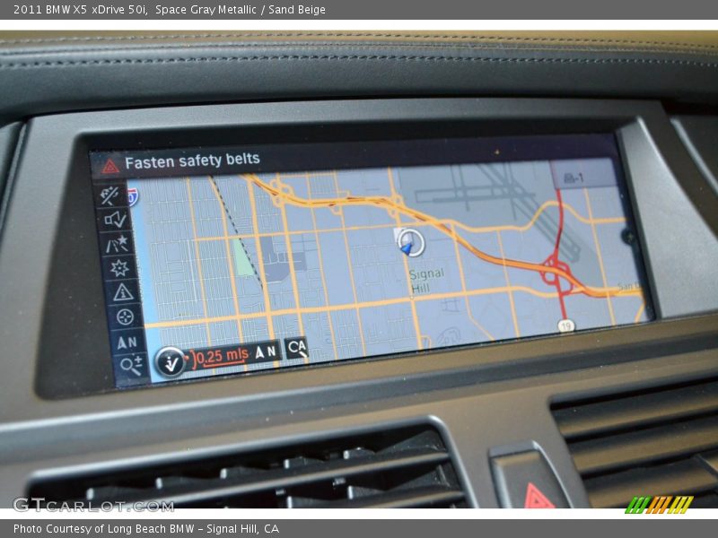 Space Gray Metallic / Sand Beige 2011 BMW X5 xDrive 50i