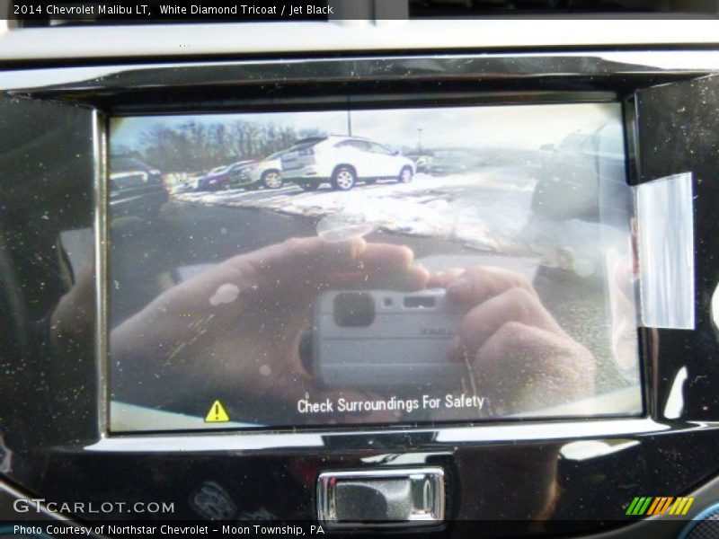 White Diamond Tricoat / Jet Black 2014 Chevrolet Malibu LT