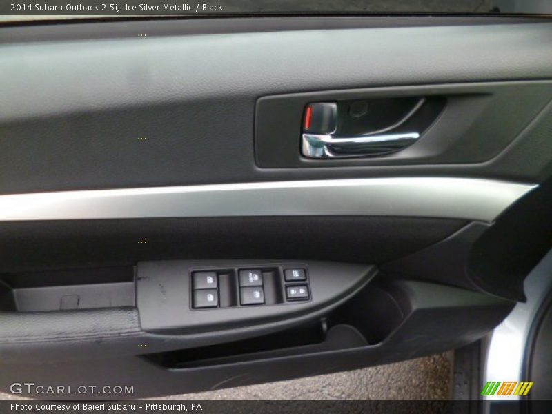 Ice Silver Metallic / Black 2014 Subaru Outback 2.5i
