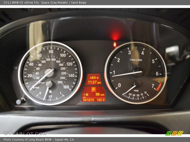Space Gray Metallic / Sand Beige 2011 BMW X5 xDrive 50i