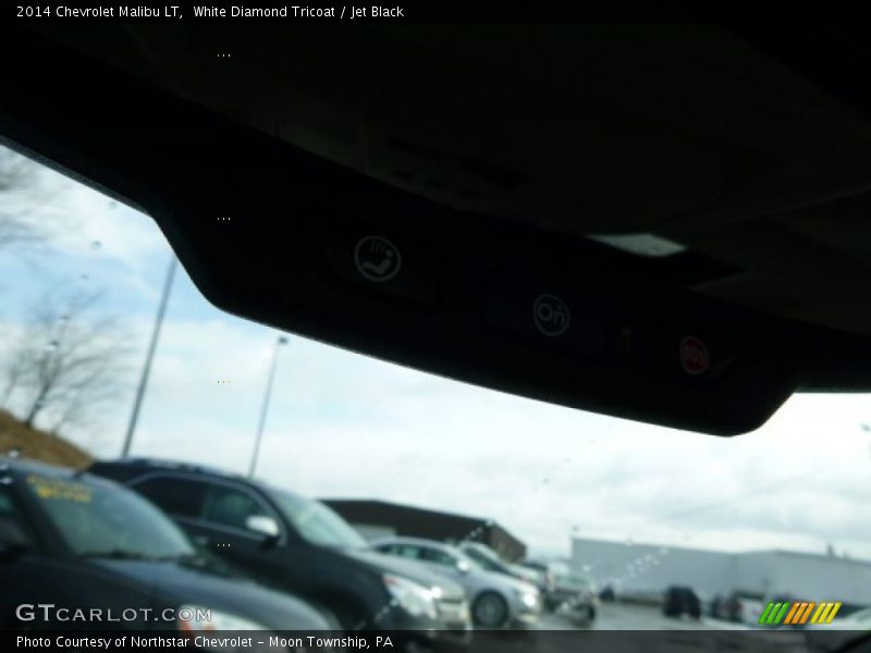 White Diamond Tricoat / Jet Black 2014 Chevrolet Malibu LT