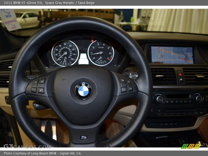 Space Gray Metallic / Sand Beige 2011 BMW X5 xDrive 50i