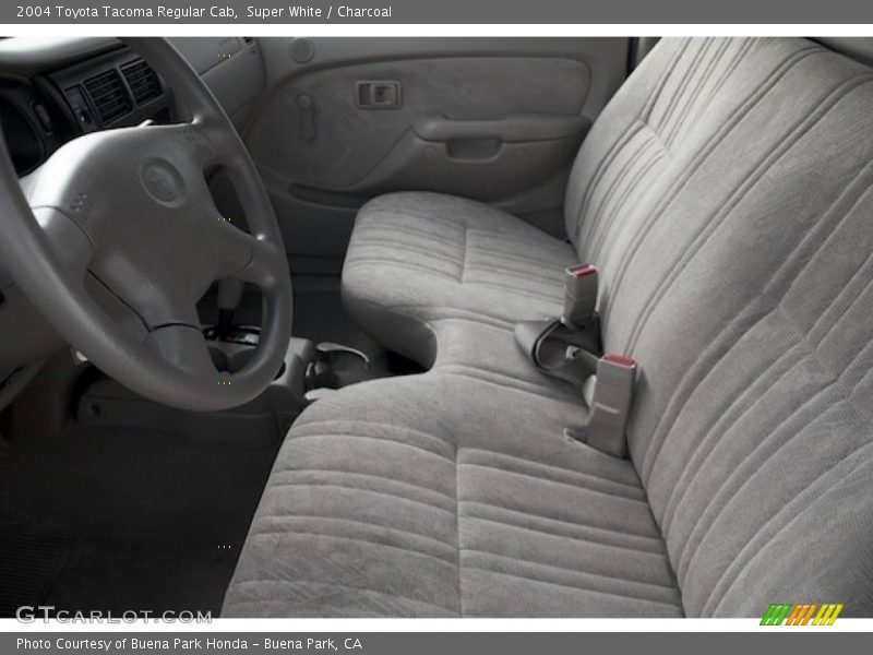 Super White / Charcoal 2004 Toyota Tacoma Regular Cab