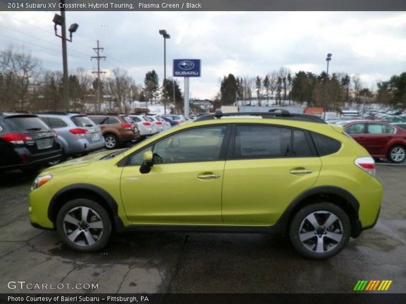 Plasma Green / Black 2014 Subaru XV Crosstrek Hybrid Touring