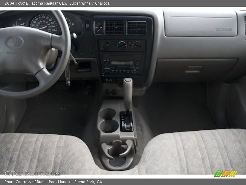 Super White / Charcoal 2004 Toyota Tacoma Regular Cab