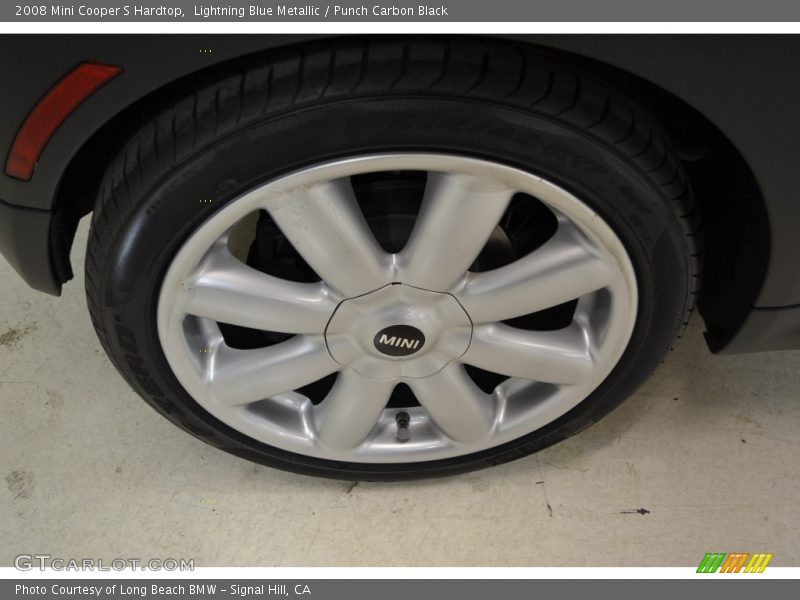 Lightning Blue Metallic / Punch Carbon Black 2008 Mini Cooper S Hardtop
