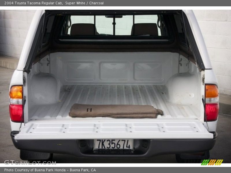 Super White / Charcoal 2004 Toyota Tacoma Regular Cab