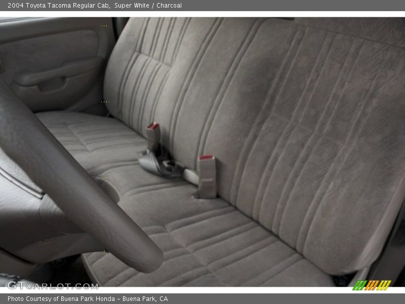 Super White / Charcoal 2004 Toyota Tacoma Regular Cab