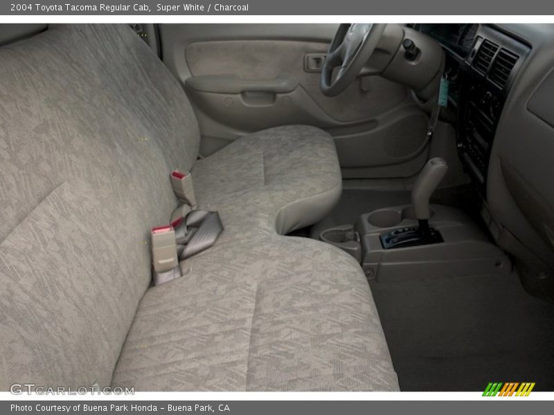 Super White / Charcoal 2004 Toyota Tacoma Regular Cab