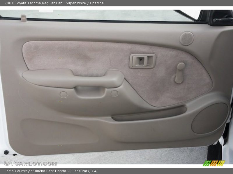 Super White / Charcoal 2004 Toyota Tacoma Regular Cab