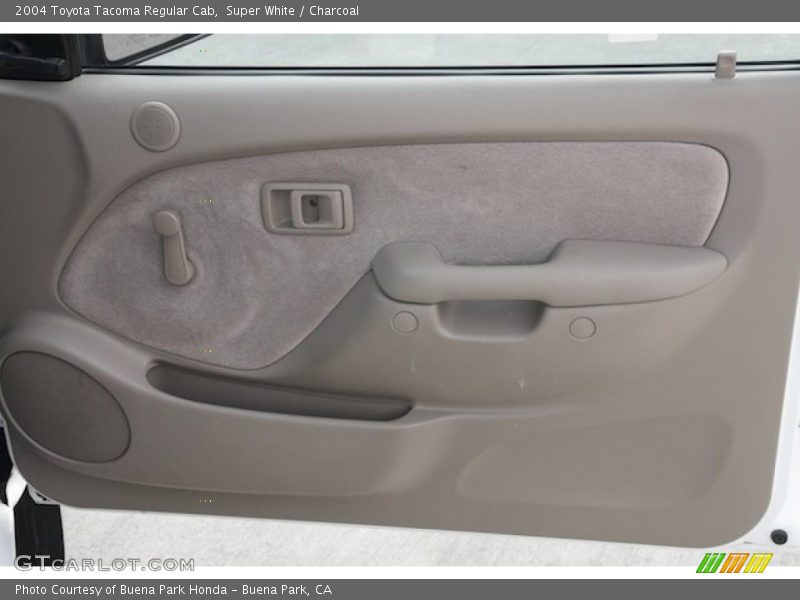 Super White / Charcoal 2004 Toyota Tacoma Regular Cab