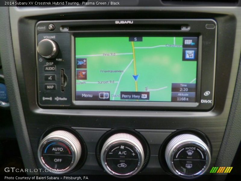 Navigation of 2014 XV Crosstrek Hybrid Touring