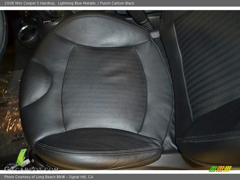 Lightning Blue Metallic / Punch Carbon Black 2008 Mini Cooper S Hardtop