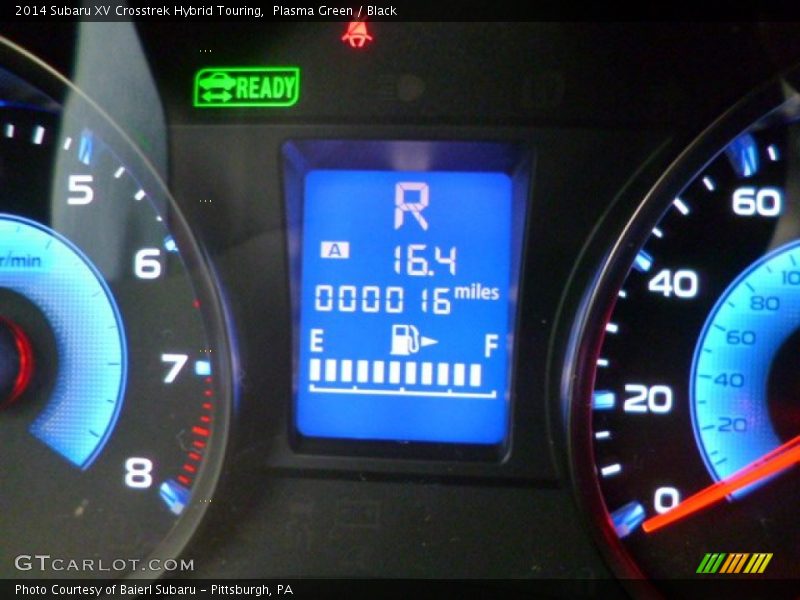 Plasma Green / Black 2014 Subaru XV Crosstrek Hybrid Touring
