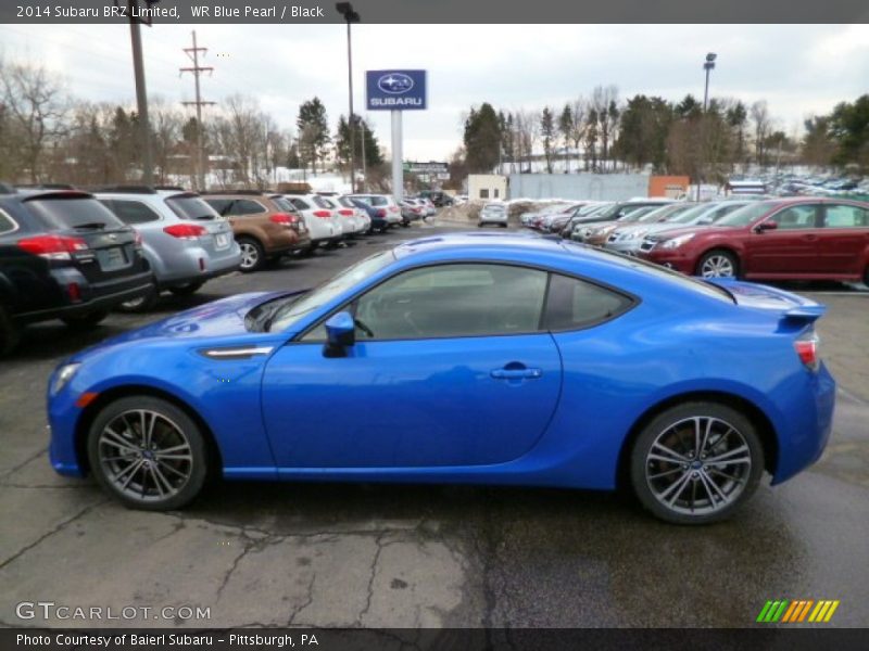 WR Blue Pearl / Black 2014 Subaru BRZ Limited