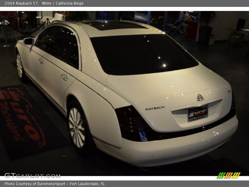 White / California Beige 2004 Maybach 57