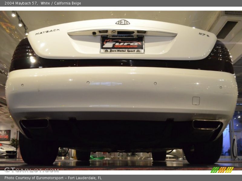 White / California Beige 2004 Maybach 57