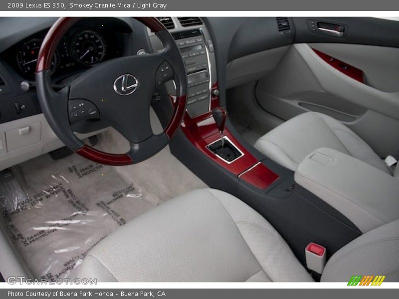 Smokey Granite Mica / Light Gray 2009 Lexus ES 350