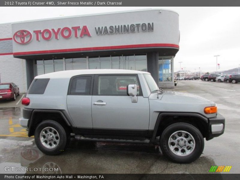 Silver Fresco Metallic / Dark Charcoal 2012 Toyota FJ Cruiser 4WD