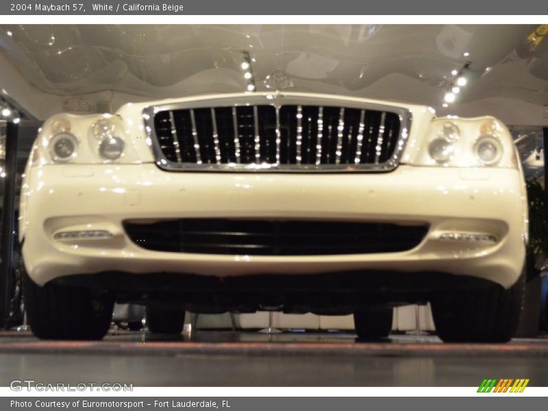 White / California Beige 2004 Maybach 57