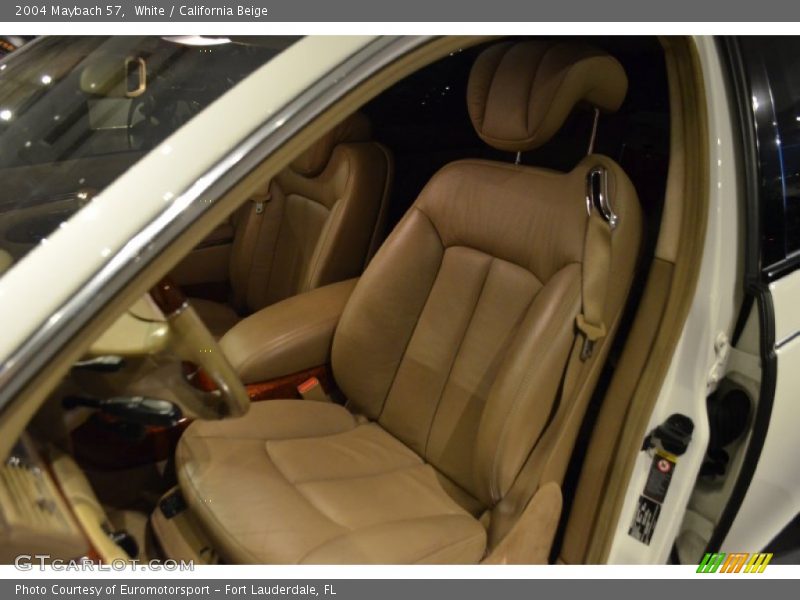 White / California Beige 2004 Maybach 57