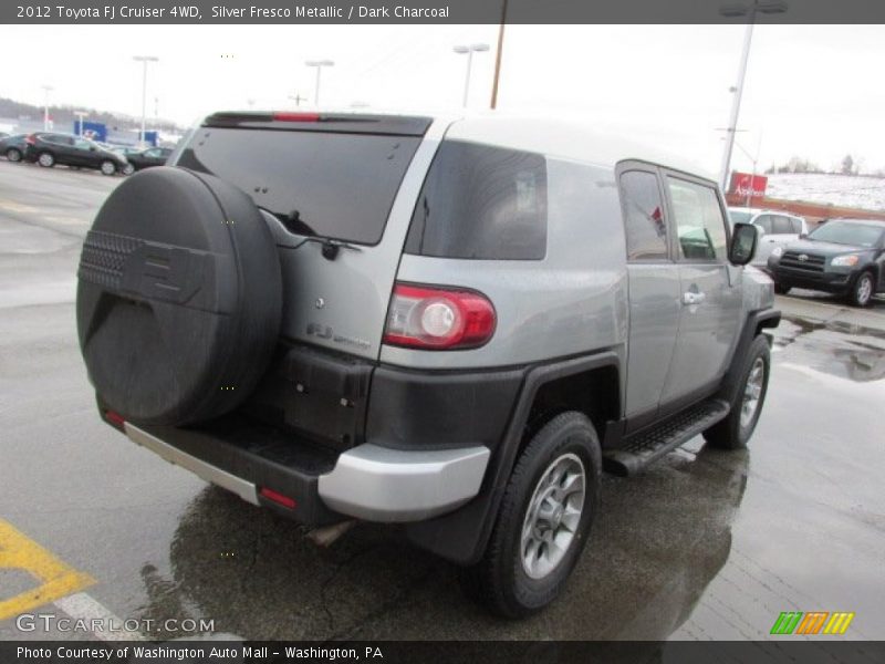 Silver Fresco Metallic / Dark Charcoal 2012 Toyota FJ Cruiser 4WD