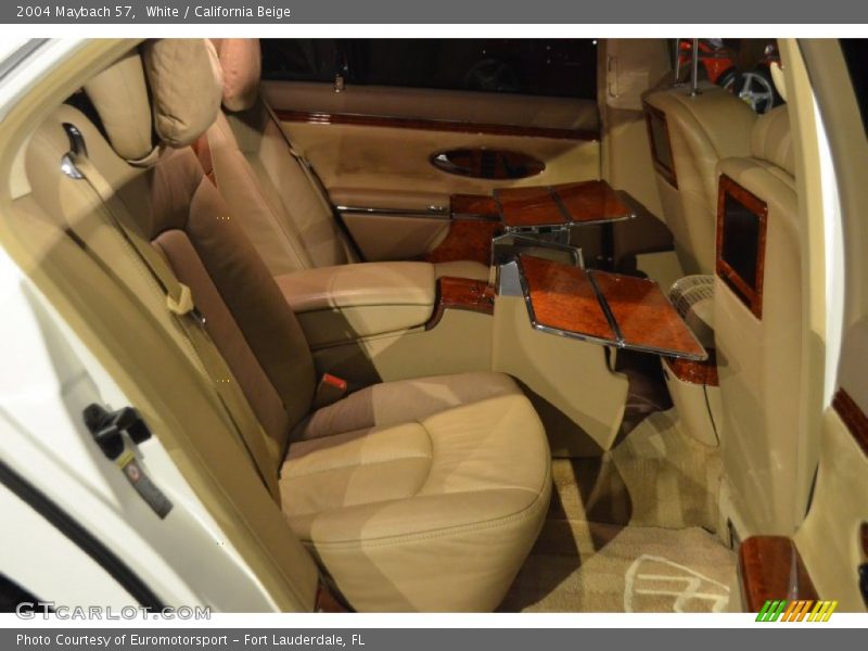 White / California Beige 2004 Maybach 57