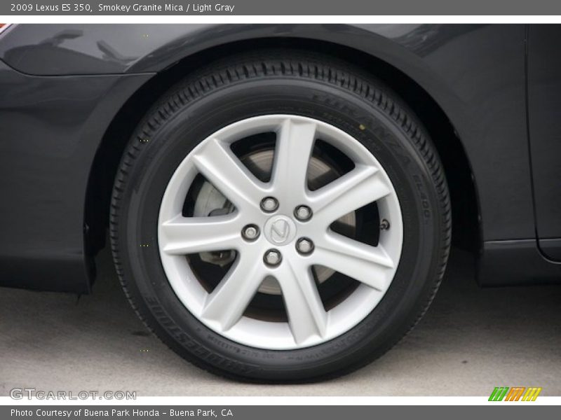 Smokey Granite Mica / Light Gray 2009 Lexus ES 350