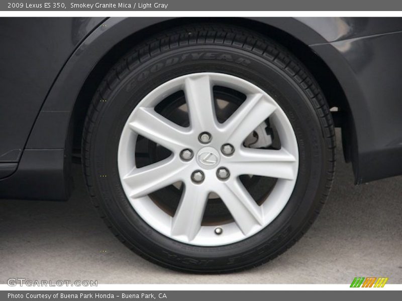 Smokey Granite Mica / Light Gray 2009 Lexus ES 350